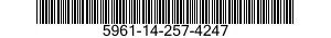 5961-14-257-4247 SEMICONDUCTOR DEVICE,DIODE 5961142574247 142574247