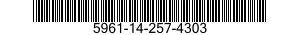 5961-14-257-4303  5961142574303 142574303