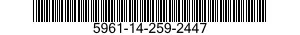 5961-14-259-2447  5961142592447 142592447