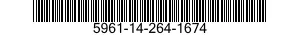 5961-14-264-1674 SEMICONDUCTOR DEVICE,DIODE 5961142641674 142641674