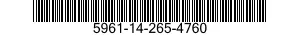 5961-14-265-4760  5961142654760 142654760