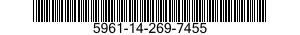 5961-14-269-7455 SEMICONDUCTOR DEVICE,DIODE 5961142697455 142697455