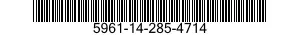 5961-14-285-4714  5961142854714 142854714