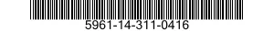5961-14-311-0416 TRANSISTOR 5961143110416 143110416