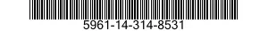 5961-14-314-8531 SEMICONDUCTOR DEVICE,DIODE 5961143148531 143148531