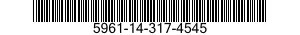5961-14-317-4545 TRANSISTOR 5961143174545 143174545