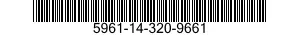 5961-14-320-9661 SEMICONDUCTOR DEVICE,DIODE 5961143209661 143209661