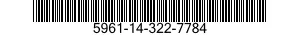 5961-14-322-7784 SEMICONDUCTOR DEVICE,DIODE 5961143227784 143227784