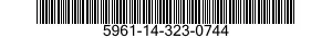 5961-14-323-0744 SEMICONDUCTOR DEVICE,DIODE 5961143230744 143230744