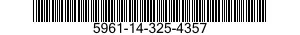 5961-14-325-4357 SEMICONDUCTOR DEVICE,DIODE 5961143254357 143254357