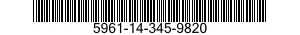 5961-14-345-9820  5961143459820 143459820