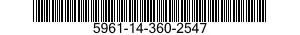 5961-14-360-2547 RECTIFIER,SEMICONDUCTOR DEVICE 5961143602547 143602547
