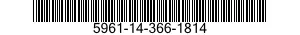 5961-14-366-1814 TRANSISTOR 5961143661814 143661814