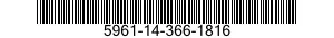 5961-14-366-1816 TRANSISTOR 5961143661816 143661816