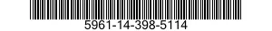 5961-14-398-5114 RECTIFIER,SEMICONDUCTOR DEVICE 5961143985114 143985114