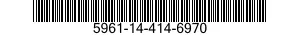 5961-14-414-6970 SEMICONDUCTOR DEVICE,DIODE 5961144146970 144146970
