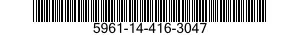 5961-14-416-3047 TRANSISTOR 5961144163047 144163047