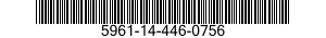 5961-14-446-0756 SEMICONDUCTOR DEVICE,DIODE 5961144460756 144460756