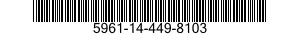 5961-14-449-8103 SEMICONDUCTOR DEVICE,THYRISTOR 5961144498103 144498103