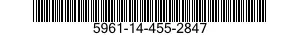 5961-14-455-2847 SEMICONDUCTOR DEVICE,DIODE 5961144552847 144552847