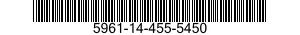 5961-14-455-5450 SEMICONDUCTOR DEVICES,UNITIZED 5961144555450 144555450