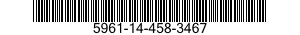 5961-14-458-3467 TRANSISTOR 5961144583467 144583467