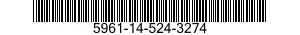 5961-14-524-3274 SEMICONDUCTOR DEVICE,DIODE 5961145243274 145243274