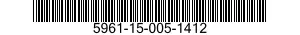 5961-15-005-1412 SEMICONDUCTOR DEVICE,DIODE 5961150051412 150051412