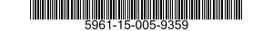 5961-15-005-9359 TRANSISTOR 5961150059359 150059359