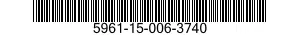 5961-15-006-3740 TRANSISTOR 5961150063740 150063740