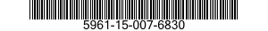 5961-15-007-6830 TRANSISTOR 5961150076830 150076830