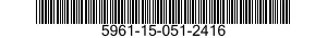 5961-15-051-2416 SEMICONDUCTOR DEVICE,DIODE 5961150512416 150512416