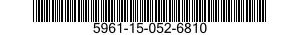 5961-15-052-6810 SEMICONDUCTOR DEVICE,DIODE 5961150526810 150526810
