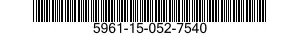 5961-15-052-7540 SEMICONDUCTOR DEVICE,DIODE 5961150527540 150527540