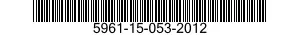5961-15-053-2012 SEMICONDUCTOR DEVICE,DIODE 5961150532012 150532012