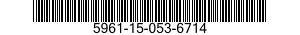 5961-15-053-6714 TRANSISTOR 5961150536714 150536714