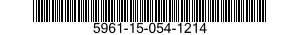 5961-15-054-1214 SEMICONDUCTOR DEVICE,DIODE 5961150541214 150541214