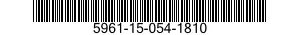 5961-15-054-1810 SEMICONDUCTOR DEVICE,DIODE 5961150541810 150541810