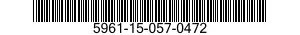 5961-15-057-0472 TRANSISTOR 5961150570472 150570472