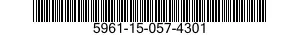 5961-15-057-4301 SEMICONDUCTOR DEVICE,DIODE 5961150574301 150574301