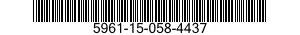 5961-15-058-4437 TRANSISTOR 5961150584437 150584437
