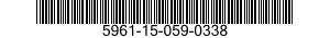 5961-15-059-0338 SEMICONDUCTOR DEVICE,DIODE 5961150590338 150590338