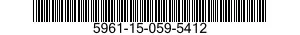 5961-15-059-5412 SEMICONDUCTOR DEVICE,DIODE 5961150595412 150595412