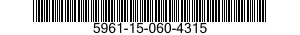 5961-15-060-4315 RECTIFIER,SEMICONDUCTOR DEVICE 5961150604315 150604315