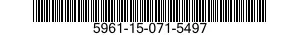 5961-15-071-5497 TRANSISTOR 5961150715497 150715497