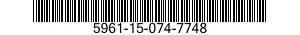 5961-15-074-7748 TRANSISTOR 5961150747748 150747748