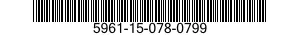 5961-15-078-0799 SEMICONDUCTOR DEVICE,DIODE 5961150780799 150780799