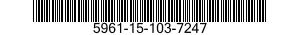 5961-15-103-7247 SEMICONDUCTOR DEVICE,DIODE 5961151037247 151037247