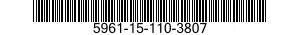 5961-15-110-3807 SEMICONDUCTOR DEVICE,DIODE 5961151103807 151103807