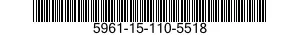 5961-15-110-5518 TRANSISTOR 2N4222A 5961151105518 151105518